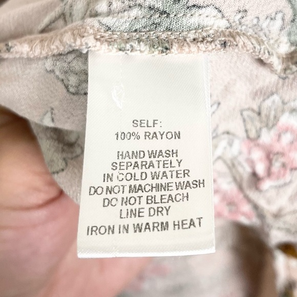 Lulu’s Best In Bloom Blush Floral Print Wrap Dress Size XS - Picture 7 of 9